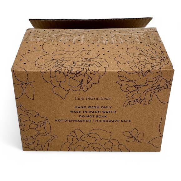 Margot Elena Nested Ceramic Measuring Cups Autumn Floral Set of 4 - Picture 5 of 5